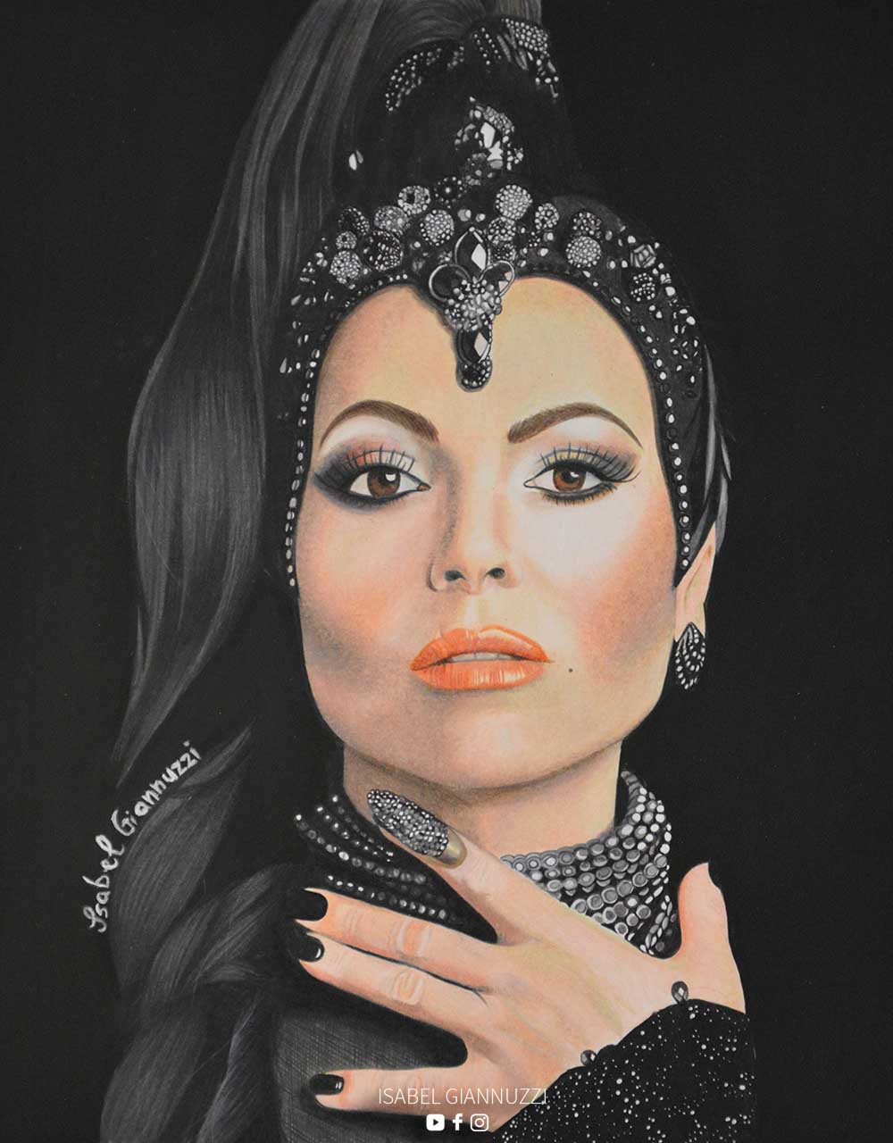 drawing the evil queen